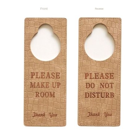 Dørhengermerker Ikke forstyrr-skilt BEIGE