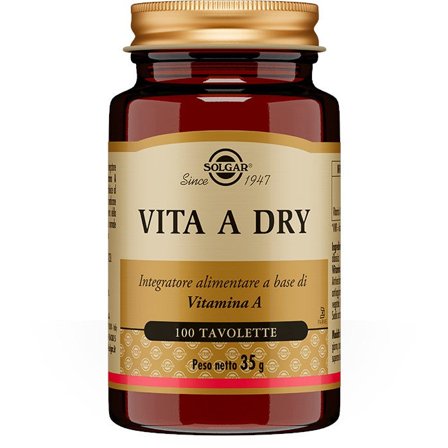 Solgar Vita A Dry 100 Tavolette