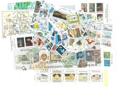 Finland - 154 forsk. frimærker 1979-1999