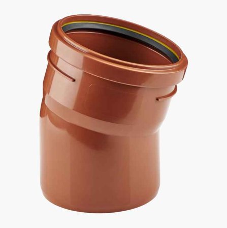 Böj 15° Ø110 mm - Biltema