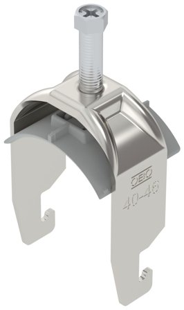 Obo Bettermann BS-U1-K-46 A2 Kabelholder 40–46 mm, Installasjonsmaterial