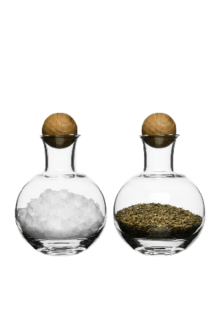 Sagaform Nature Serveringsset Med Ekkork, 2-Pack Serveringstillbehör Transparant 20CL