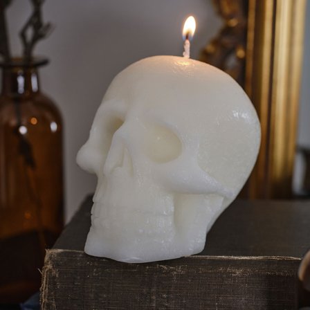 Döskalle Stearinljus