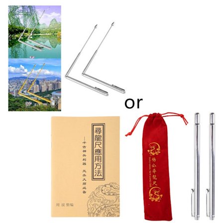 Holdbare metalstænger fleksibel detektor brugt til spøgelsesjagt fantastisk gave til venner interesseret i den paranormale verden