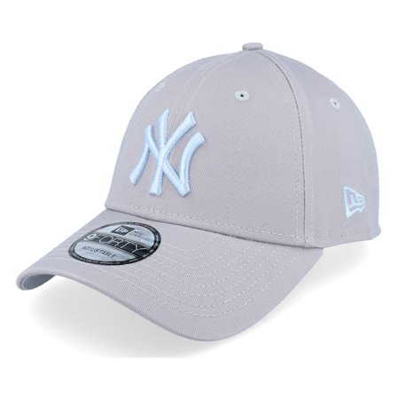 New Era - Gris adjustable Gorra - New York Yankees League Essential 9FORTY Grey Adjustable @ Hatstore