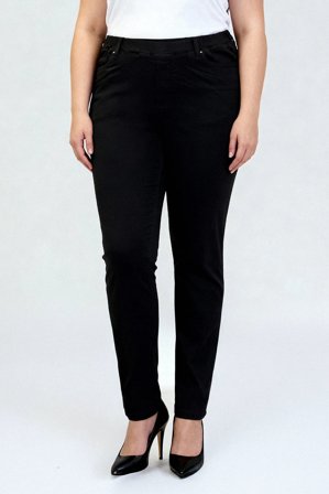 CISO - Sofia Bukser - Sort - Curvy Slim Fit / Elastik i Taljen