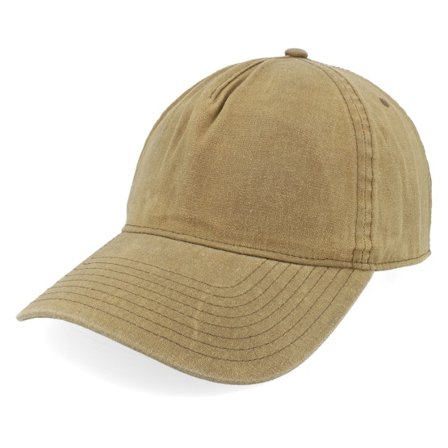 Upfront - Beige unconstructed Cap - Connor A-shape Baseball Cap Khaki Dad Cap @ Hatstore