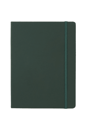 Åhléns Home Linjerad anteckningsbok ROMEO B5 Kontor & papper Grön ONESIZE