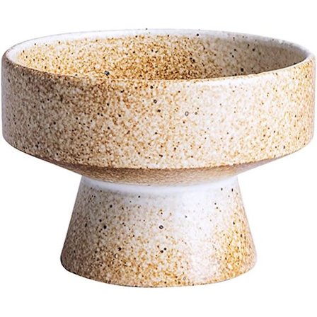 Keramisk Frugtskål på Fod Dekorativ Frugtskålholder Dessertdisplaystand Til Køkkenbord Borddekoration Serveringsfrugtbakke