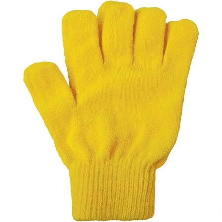 Supererbjudande till lågt pris! Stickade handskar, Guld, One Size-Glad