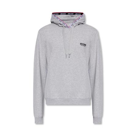 Moschino Logo hoodie Grå, Herre