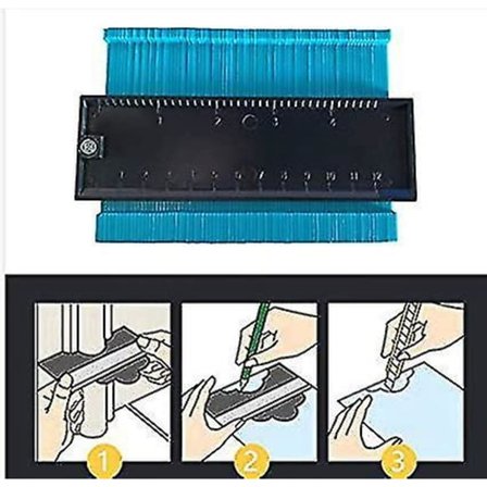 Parannettu muovinen muotoprofiilin kopiointimitta 120mm