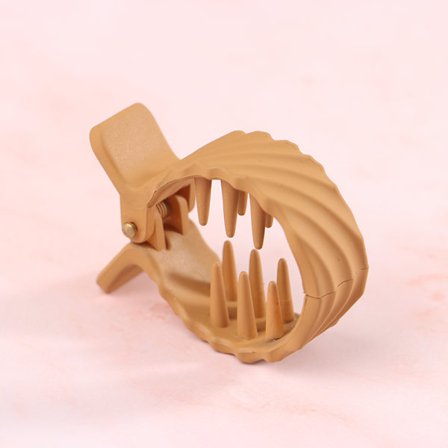 1 Stk Høj Hestehale Fast Klo Clip Rund Hårnål Kvinde Ryg Hea