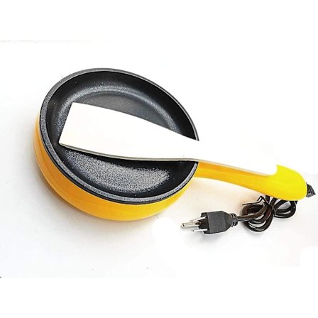 Cuisine 6-tums Non-Stick Elektrisk Stekpanna, Gul Mini Stekpanna