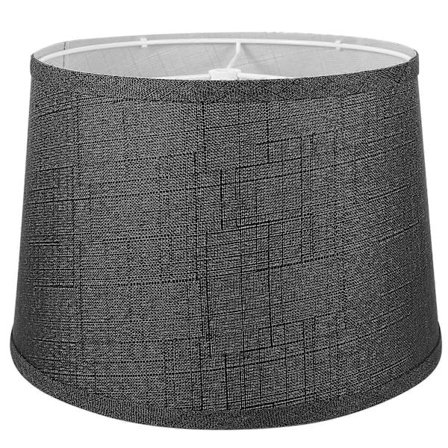 Lampeskjerm i stoff Bordlampe Skjerm Erstatning Lampeskjerm Avtakbar Lampeskjerm