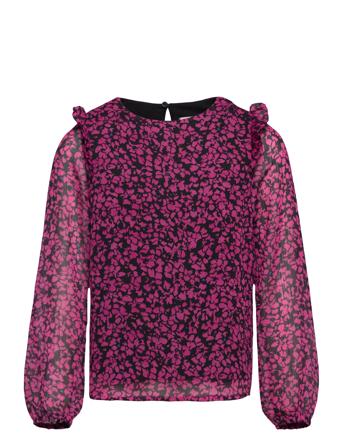 Kogisabella L/S Frill Top Ptm Kids Only Patterned
