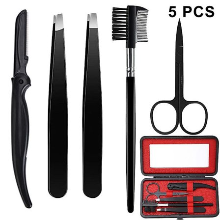 2023 5 i 1 Professionell Grooming Set Eyebrow Kit Pincett Ögonbryn