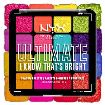 NYX Professional Makeup ULTIMATE SHADOW PALETTE Ögonskuggspalett I Know That's Bright