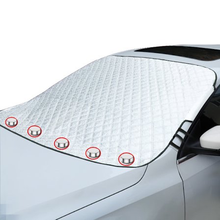 Frontrutebeskyttelse mot frost, vinterbeskyttelse for frontrute, bilfrontrute