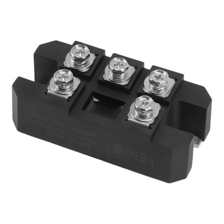 Brygglikriktare, 3-fas dioder, 5 terminaler, 100A, 1600V KLB