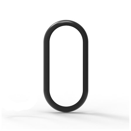 Musta suojakotelo Xiaomi Mi Band 10 -älykellolle (keramiikkamalli)
