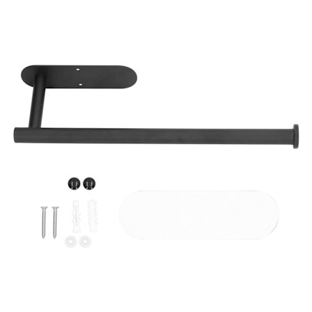 Veggmontert papirhåndkleholder i rustfritt stål, tørkerullholder for kjøkken og bad