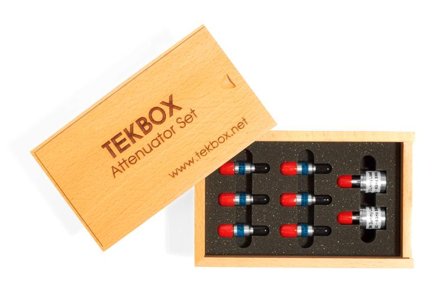 TEKBOX TBAS2 / Abschwächer-Set Typ SMA inkl. 2 x 50 Ohm Terminatoren, 1W