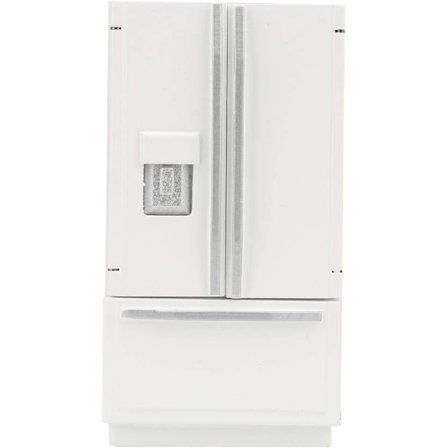 1:12 Skala Miniature Dukkehus Køleskab Model Legetøj Træ Frid