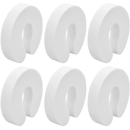 6 st barnsäkra dörrstopp i skumgummi för barnsäkerhet