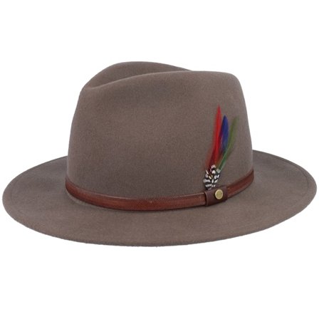 Stetson - Marrone traveler Cappello - Rantoul Woolfelt Deep Taupe Traveller @ Hatstore