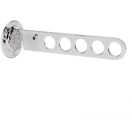 【PP】 Rustfri klædetørrer kroge, sammenklappelige skruemonterede