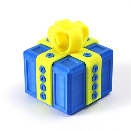 25-26 Irriterende Gaveeske med Skruer, Irriterende Gaveeske med Vrilager, 3D-Printet Spøk Skrueeske Gave til Barn Voksne