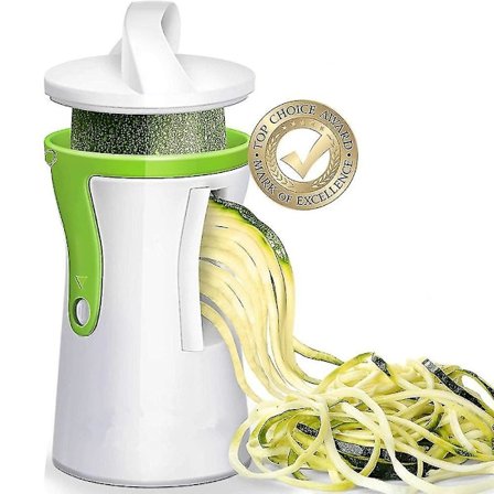 Spiralizer for Grønnsaker, Heavy Duty, Spiralformet Grønnsaksskjærer, Zucchini Pasta Noodle Spaghetti Maker