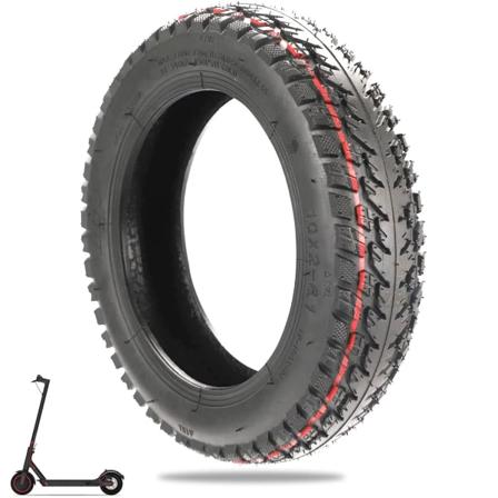 10 x 2-6.1 Dekk Slangeløse for Xiaomi M365/Pro/Pro2/1S/Lite/3 Elektrisk Scooter 10 Tommers Hjul Erstatningshjul for Scootere