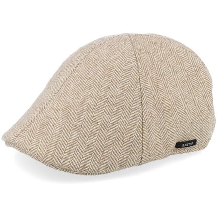 Barts - Beis flatcap Gorra - Mr. Mitchell Cap Sand Flat Cap @ Hatstore