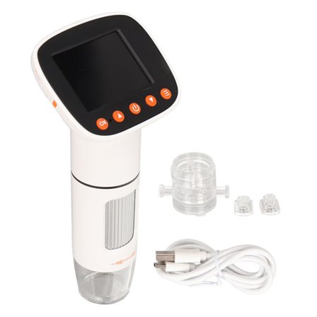 LCD-digitaalinen mikroskooppi 50x-1000x suurennos 1080P HD USB-käsimikroskooppi näytöllä 8 LED-valoa ilman jalustaa