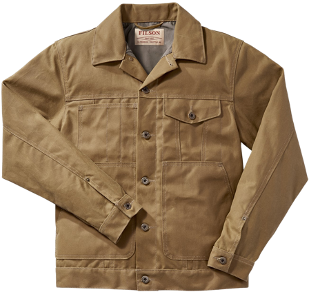 Filson Short Lined Cruiser vahatakki, Dark Tan - Öljykangas- & Vahatakit