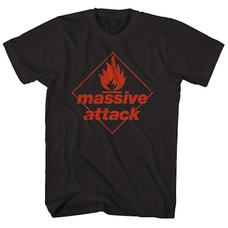 Massive Attack T Shirt Blue Lines Album Art Massive Attack Shirt Kläder