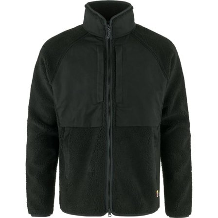 Fjällräven Men's Vardag Pile Jacke in Black/Black/Schwarz, G-1000 | Size: Medium