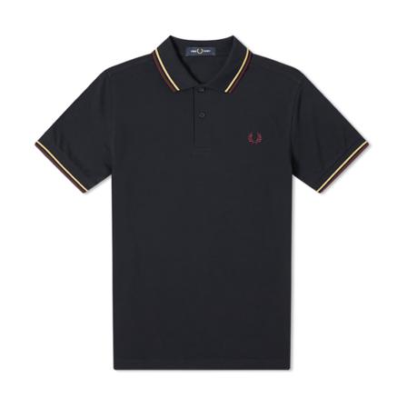 Fred Perry Polo Shirts , Blauw , Heren , Maat: M