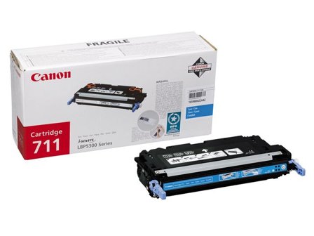 Canon Toner, 711, cyan, singelförpackning, 1659B002 - Lyreco - Toner och bläck - Tonerkassetter - Toner Canon
