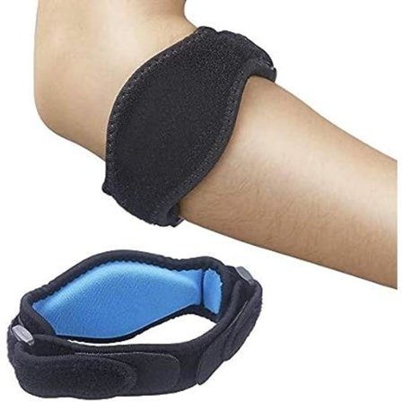 Tennis Elbow 2PCS Medicinsk armbågsskydd Golf armbågsskydd, EVA kompressionsdyna för arm Tennis armbågsinflammation Senititskydd, lindra armbågssmärta