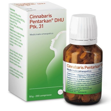 Cinnabaris Pentarkan 31 50g 200 Compresse
