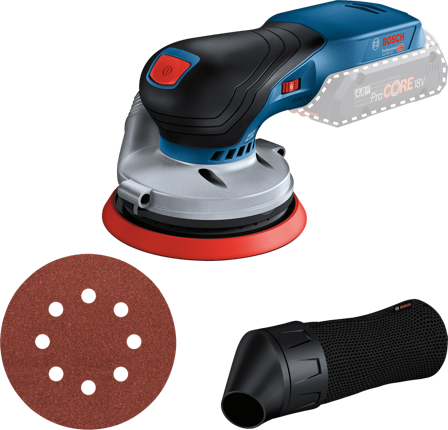 Bosch GEX 18V-125 Eksentersliper uten batteri og lader, Maskiner