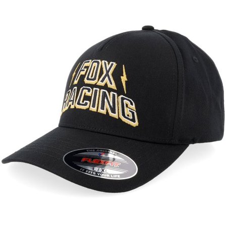 Fox - Svart flexfit Keps - "Storm Hat Black Flexfit " @ Hatstore