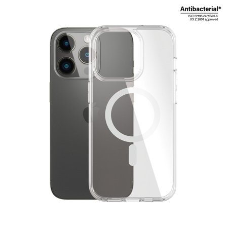 PanzerGlass HardCase Transparent w. White MagSafe iPhone 14 Pro