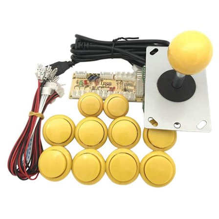 Zero Delay Arcade Diy Kit USB Encoder till PC Arcade Sanwa Joystick Tryckknappar