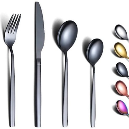 LCC bestick i rostfritt stål 24 delar Lämplig för 6 personer Western bestickset