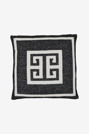 Eightmood - Tyynynpäällinen Lugano 45x45 cm - Musta - Koristetyynyt & tyynynpäälliset - - Homeroom