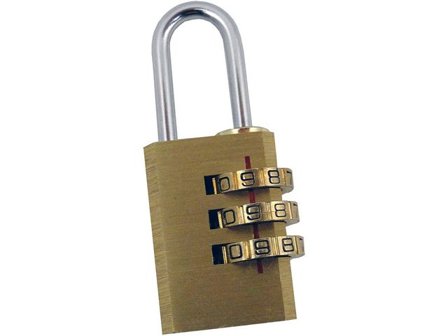 PAVO Hänglås 3-siffrig Kombinationskod - Lyreco - Datorprodukter - Väskor och fodral - Hänglås